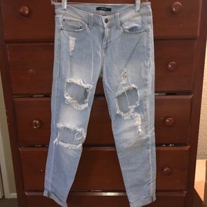 Forever 21 Ripped Skinny Jeans